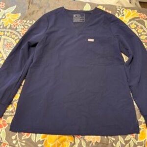 Figs Catarina Long Sleeve Scrub Top - Sz M
